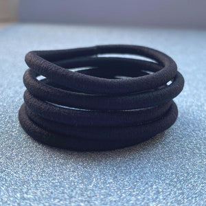 Black Hair Ties