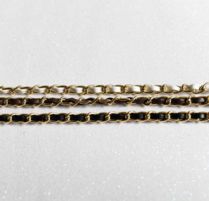 Mask Chains - Braided Leather Chain (in 3 colours)