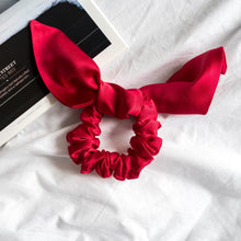 Load image into Gallery viewer, 100% Pure Mulberry Silk Bunny Scrunchies - (more colours available)
