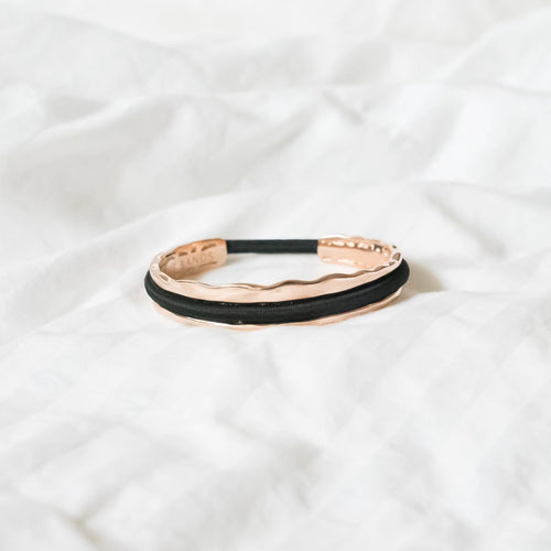 Crown Wee Bands - 18k Rose Gold