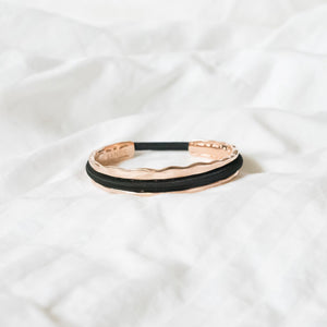 Crown Wee Bands - 18k Rose Gold