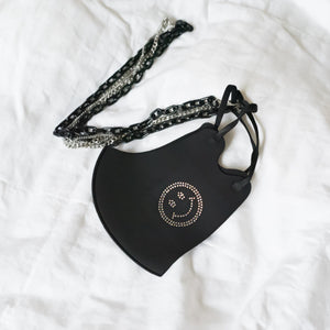 Wee Bands - Black Smiley Mask