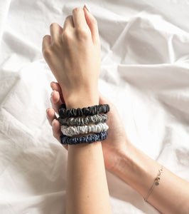 100% Pure Mulberry Silk Scrunchies - Twilight Collection