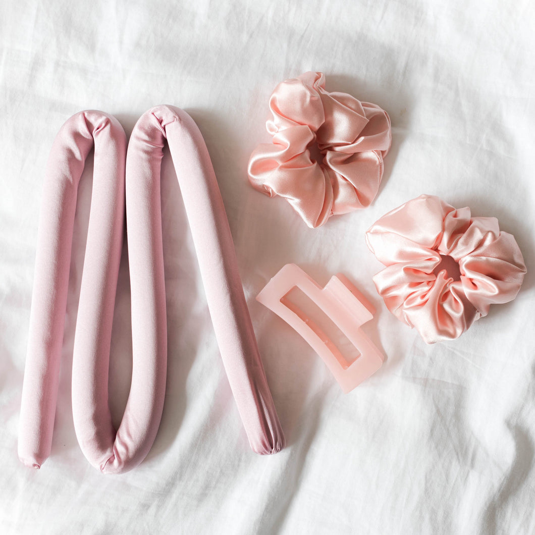 100% Pure Mulberry Silk Heatless Hair Curler