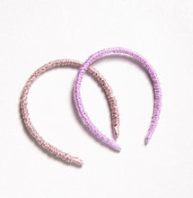 Load image into Gallery viewer, 100% Pure Mulberry Silk Hairbands - Lavender Fields
