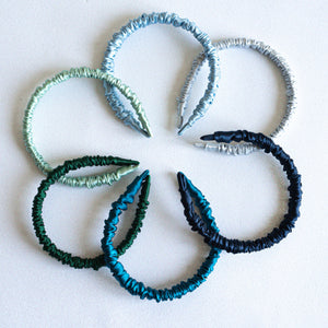 100% Pure Mulberry Silk Hairbands - Cool Collection