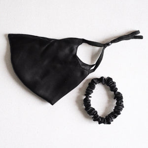 Wee Bands - Black Silk Face Mask
