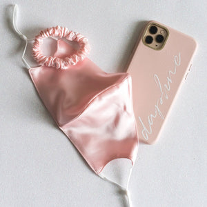 100% Pure Mulberry Silk Face Mask Set - Pink Series