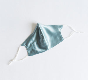 100% Pure Mulberry Silk Face Mask Set - Blue Series