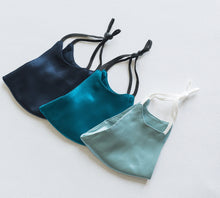 Load image into Gallery viewer, 100% Pure Mulberry Silk Face Mask Set - Blue Series
