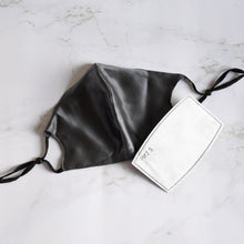 Load image into Gallery viewer, Wee Bands - Charcoal Silk Face Mask
