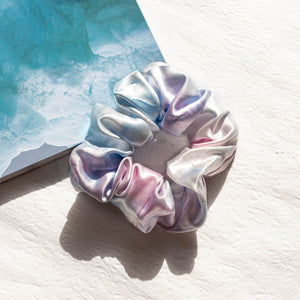 Luxe Pure Silk Hair Scrunchie - Unicorn
