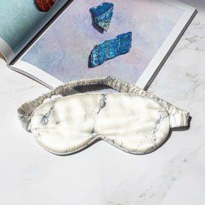 100% Pure Silk Anti-Ageing Marble Eye Mask