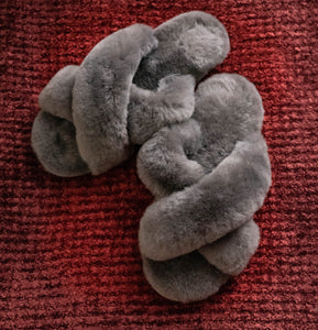 100% Australian Sheepskin Fur Slippers