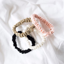Load image into Gallery viewer, 100% Pure Mulberry Silk Scrunchies - Pink Collection
