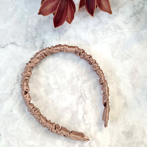 100% Pure Mulberry Silk Hairbands - Tanned Beauty