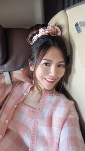 100% Mulberry Silk Multi Hair Curler Scrunchie