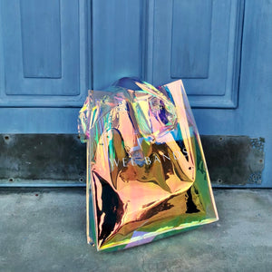 Wee Bands Holographic Tote Bag