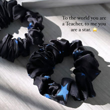 Load image into Gallery viewer, 100% Pure Mulberry Silk Hair Scrunchie - Star
