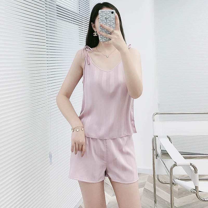 Stripe Satin Pyjamas Set