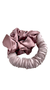 100% Mulberry Silk Multi Hair Curler Scrunchie
