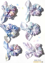 Load image into Gallery viewer, Luxe Pure Silk Hair Scrunchie - Unicorn Bunny
