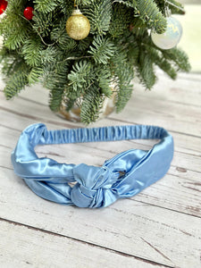 100% Pure Mulberry Silk Knot Headband Scrunchie Set