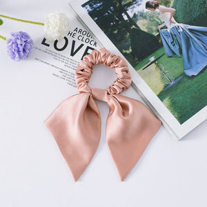 100% Pure Mulberry Silk Bunny Scrunchies - (more colours available)