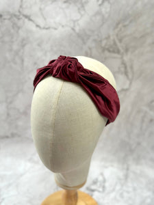 100% Pure Mulberry Silk Knot Headband Scrunchie Set