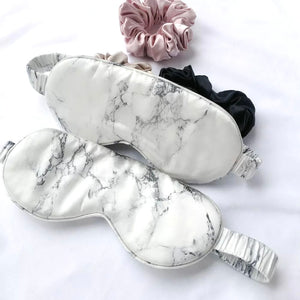 100% Pure Silk Anti-Ageing Marble Eye Mask
