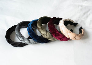 Luxe Braided Velvet Hairbands