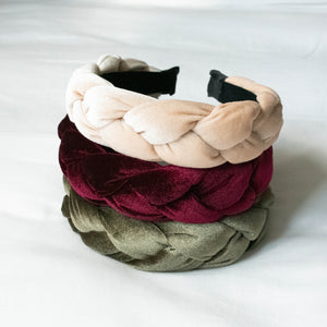 Luxe Braided Velvet Hairbands