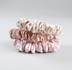 100% Pure Mulberry Silk Hair Scrunchies Medium