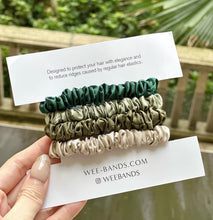 Load image into Gallery viewer, 100% Pure Mulberry Silk Hair Scrunchies - Back to Nature
