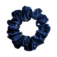 Load image into Gallery viewer, 100% Pure Mulberry Silk Large Crystal Scrunchies

