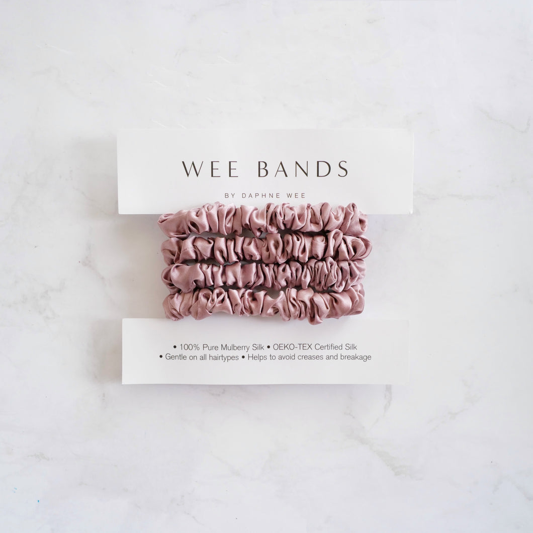 100% Pure Mulberry Silk Hair Scrunchies - Vineyard Passage