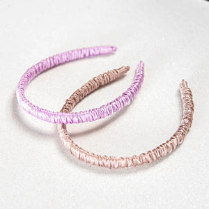 100% Pure Mulberry Silk Hairbands - Lavender Fields