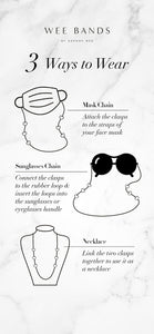 Mask Chains - Bouvardia Pearls