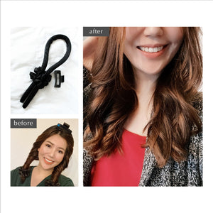 100% Pure Mulberry Silk Heatless Hair Curler