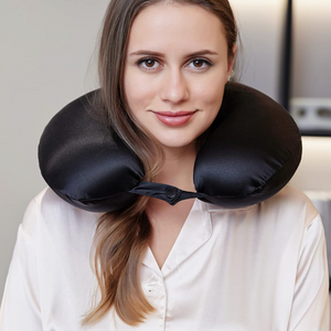 100% Pure Silk Travel Neck Pillow